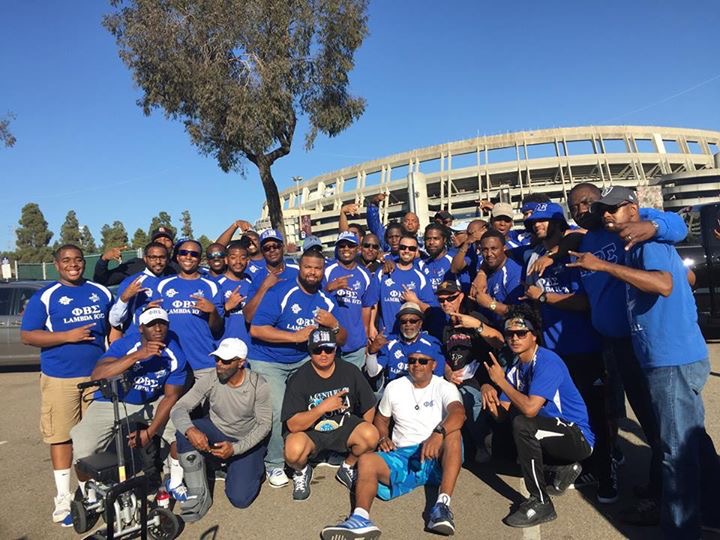 Brothers at stadium event